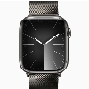 Apple Watch Series 9, 41 мм, стальные графитового цвета, миланский сетчатый браслет